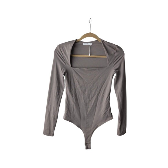 ReoRia Square Neck Long Sleeve Bodysuit - Size S - Picture 1 of 3